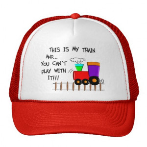 Historical Train Gifts--Hilarious sayings Trucker Hats