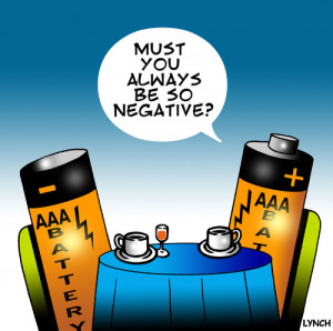 Cartoon: Negative (medium) by toons tagged batteries,negative,positive ...