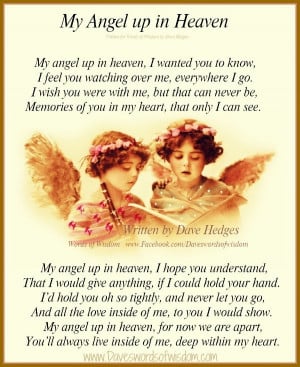Happy Birthday Mom In Heaven Poem My angel up in heaven