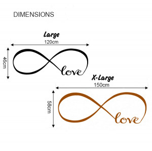 Infinity Symbol Love Quote Personalized infinity symbol