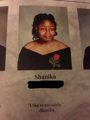so I heard we’re sharing yearbook quotes…