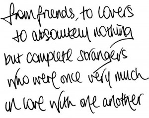 Tagged as: #friends #lovers #nothing #strangers #love #quotes # ...