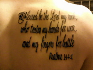 ... of the tattoo many verses in the bible are open to interpretation