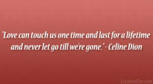 Celine Dion Love Quotes