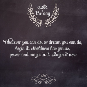 Transform Thursday: Quote of the day!