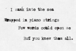 ... for this image include: sea, radical face, Lyrics, music and quote