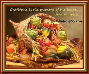 Thanksgiving quote card for friend