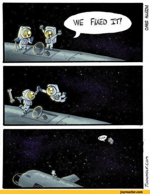 ... five :: astronaut :: space :: comics (funny comics & strips, cartoons