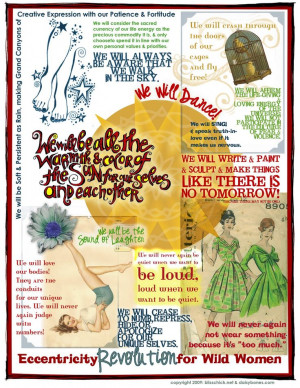 Wild Woman Poster -- so inspiring! @nasha heyman. haven't even dived ...