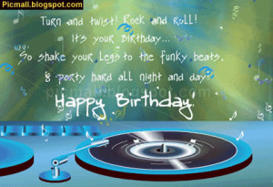 Musical Birthday Images and swf flash codes