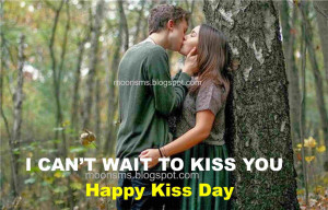 Happy kiss day Kiss sms text message wishes quotes Greetings in ...