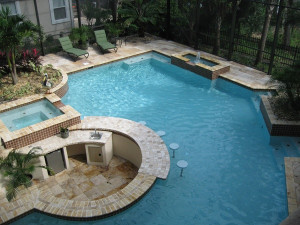 the cost to build a pool and outdoor living space can be in the $45k ...