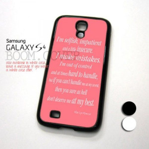 Marilyn Monroe Quote design for Samsung Galaxy S3 Case