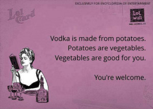 ... , Funny Pictures // Tags: Vodka is made from potatoes // June, 2013