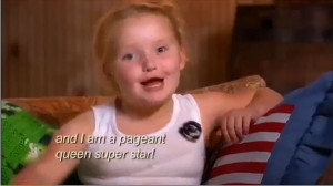 Honey Boo Boo in her new reality show. Picture: Screengrab Source ...