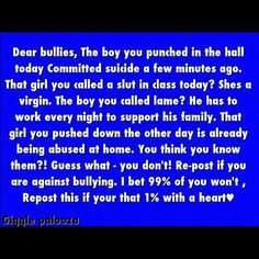 sad quotes about bullying - Google Search More
