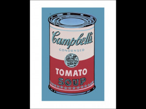 Campbell's Soup Can 1965 (Pink and Red)