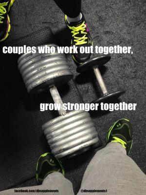 Fitness Couple Quotes Couples working out together