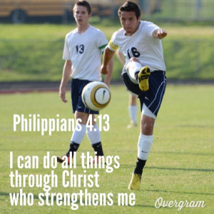 Soccer bible verse