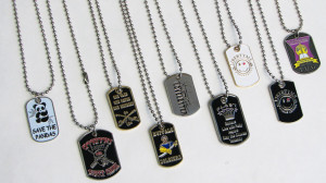 ... made into a dog tag. Request a free quote and send us your idea