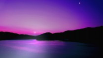 Sunset lake moonrise purple backgrounds facebook cover photos