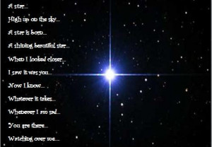 ... , dood, ster, shining, star, schijnen, heaven, bound, love, father