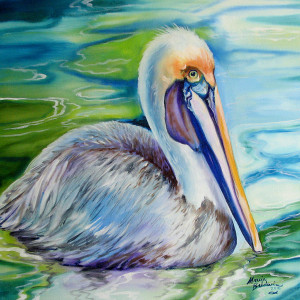 BROWN PELICAN of LOUISIANA Painting – BROWN PELICAN of LOUISIANA ...