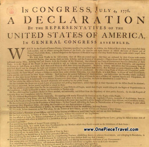 The Unanimous Declaration Thirteen United States America