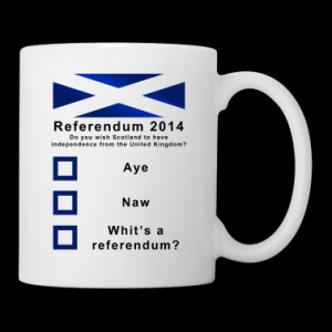 Funny Scottish Referendum on Independence Mug