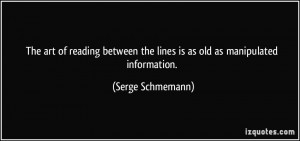 Serge Schmemann Quote