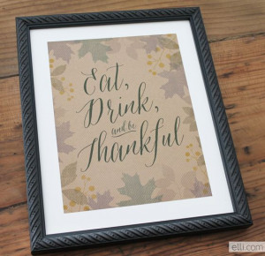Thanksgiving Quote Printable