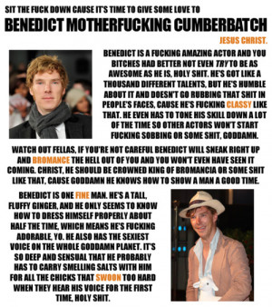 TL;DR Who is Benedict Cumberbatch?
