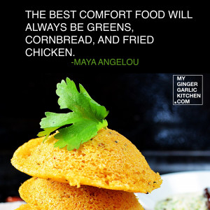 MAYA ANGELOU QUOTE ABOUT FOOD