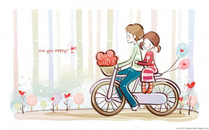 Cute Cartoon Love 1080px HD wallpapers 2014