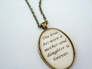 quote necklace, mother and daughter, gift for mom: Mothers Jewelry ...