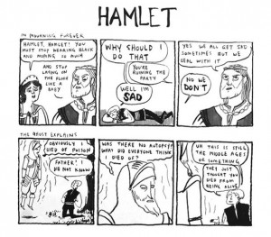 Kate Beaton, Hamlet Funny, Book, Hamlet Cartoons, Alive, Hamlet Things ...