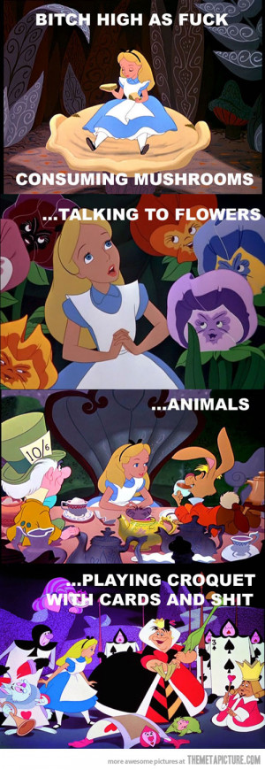 Funny photos funny Alice in Wonderland Disney