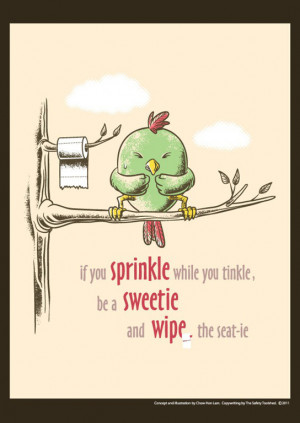 Safety Posters for Public Toilets