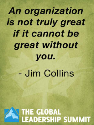 Leadership quote by Jim Collins
