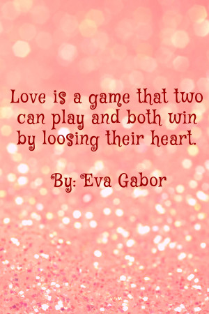 Love Game That Two Can Play