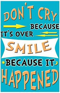 Dr-Seuss-Wall-Art-Smile-Print-Home-Decor-Quote-Poster-8x10-Rare-Hot ...