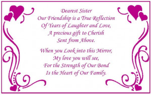 Personalized “My Sister, My Friend” Mirrored Music Box