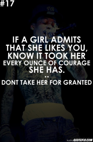 If A Girl Admits That She Likes You..