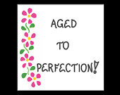 Age Magnet - Humorous quote, Aging, growing older, better, pink ...