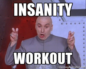 Dr. Evil Air Quotes - Insanity Workout