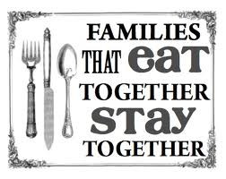 How to get the family to eat one meal!