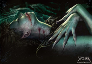 Vampire sleeping Image