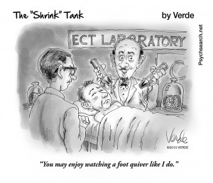 Shock Treatment Cartoon by Verde