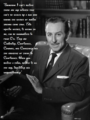 Walt Disney quote on the impossible.