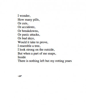 ... cut strong sadness accidents Weak depressiv panic attack breakdowns